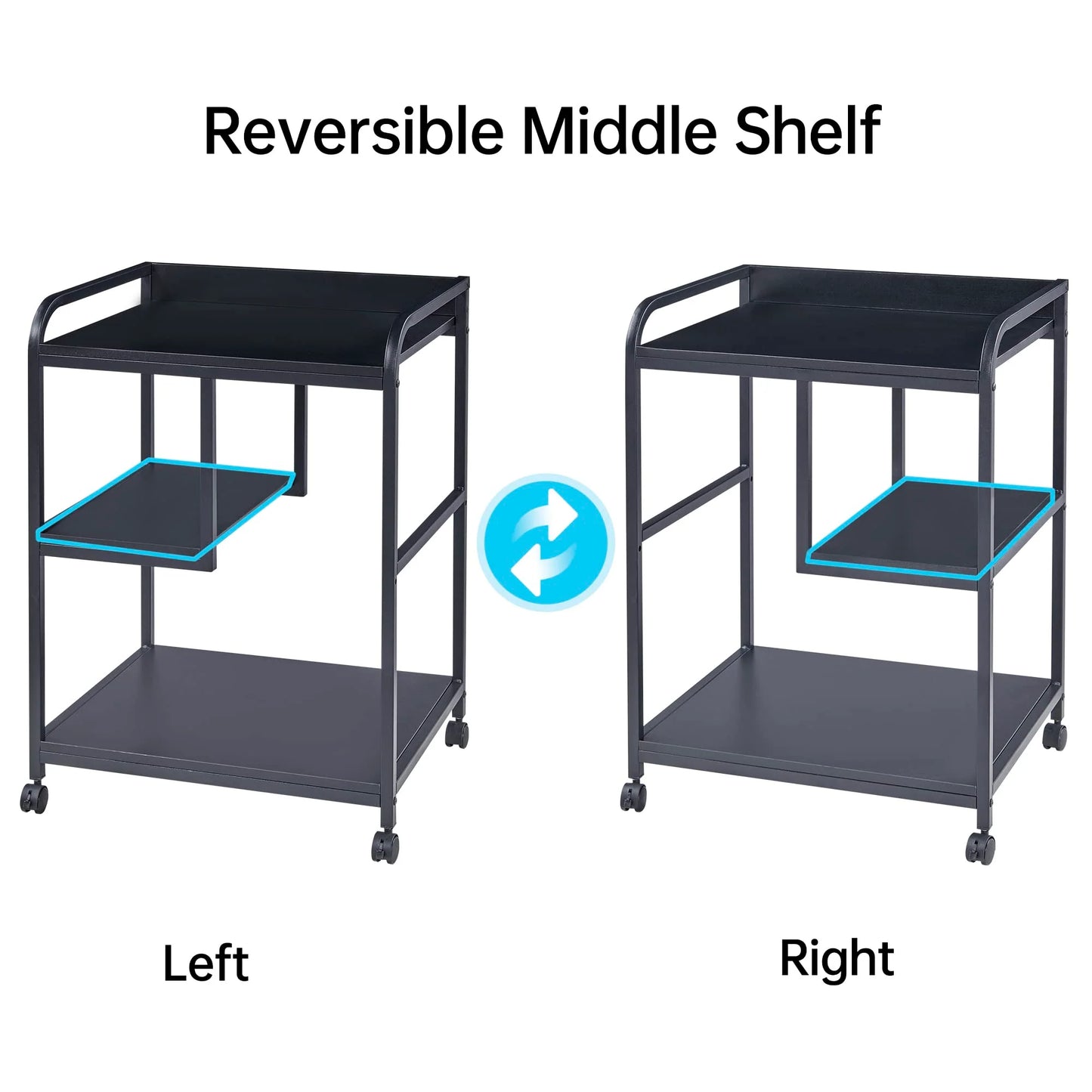 Fannova Printer Stand with Storage Shelf for Organization