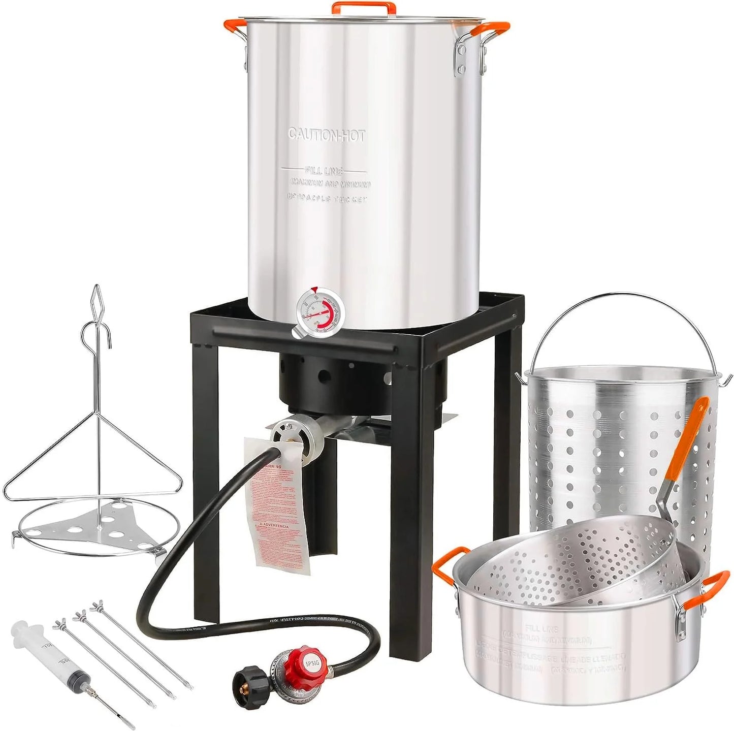 Worcest Outdoor Turkey Deep Fryer Set Seafood Boiler Kit