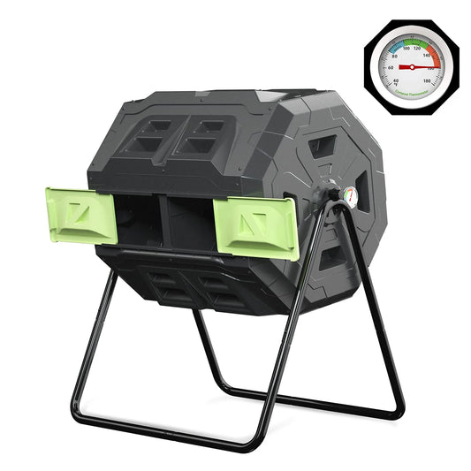 SQUEEZE master 43Gallon Large Compost Tumbler Bin