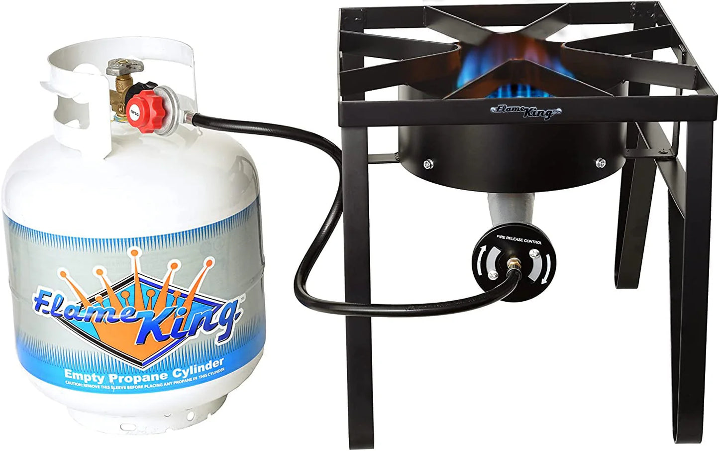 Flame King Heavy Duty 200K BTU Propane Gas Single Burner