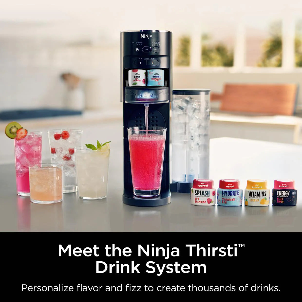 Ninja 60L Thirsti Drink System, Soda Maker, Carbonated Water Machine