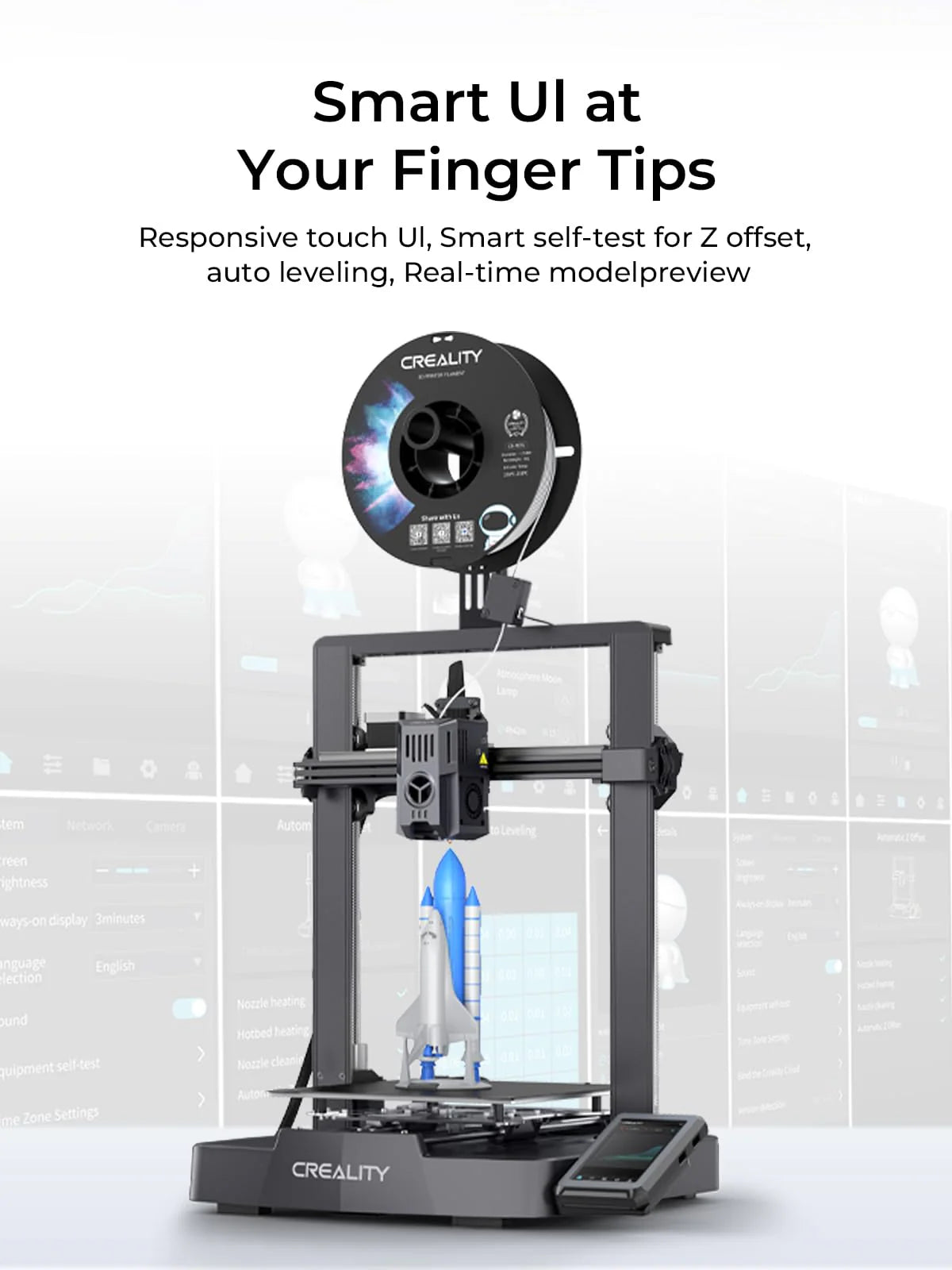 Creality Ender-3 V3 KE 3D Printer, 500 mm/s High-Speed