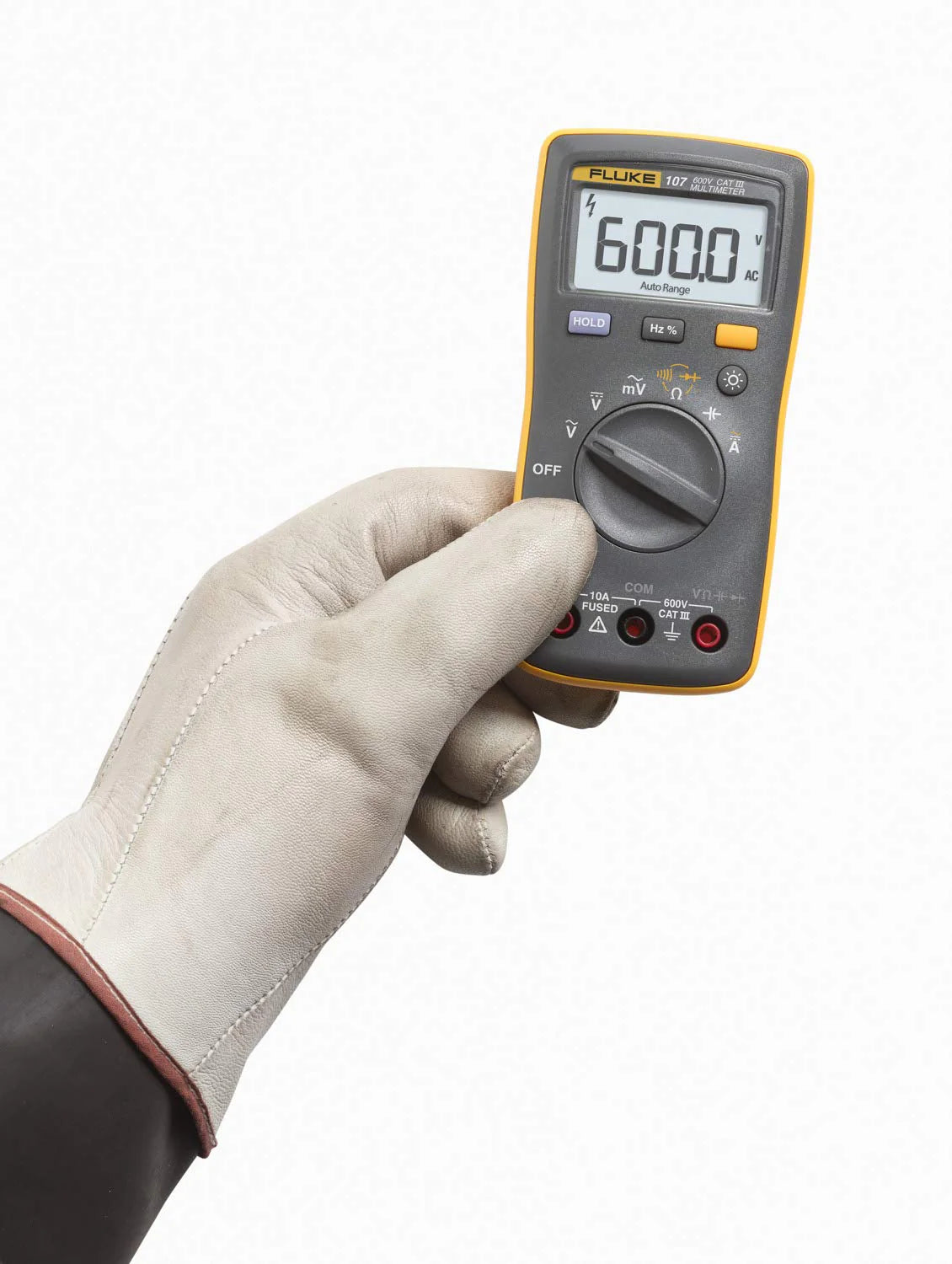 Fluke 107 AC/DC Current Handheld Digital Multimeter