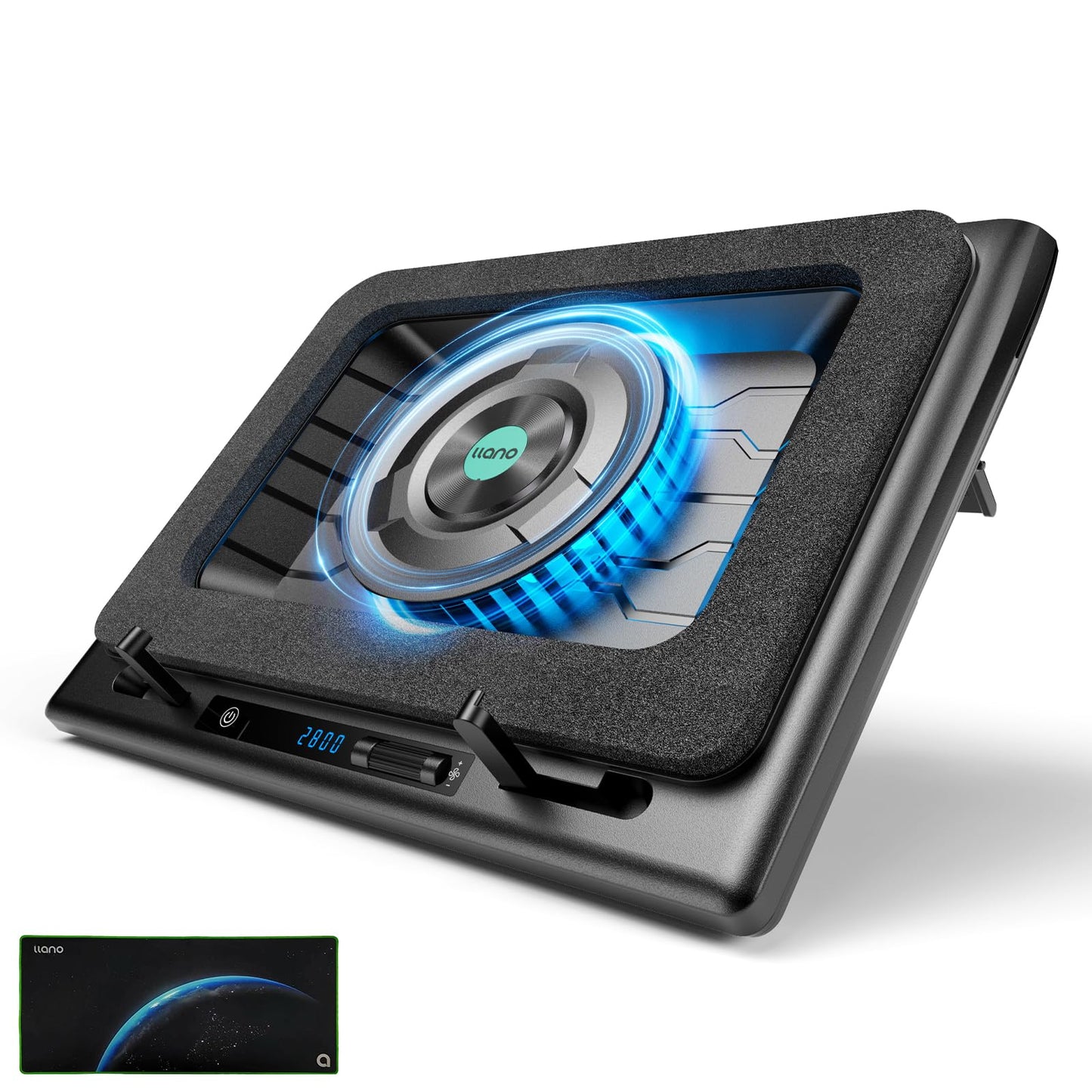 llano Gaming Laptop Cooler with Cooling Fan