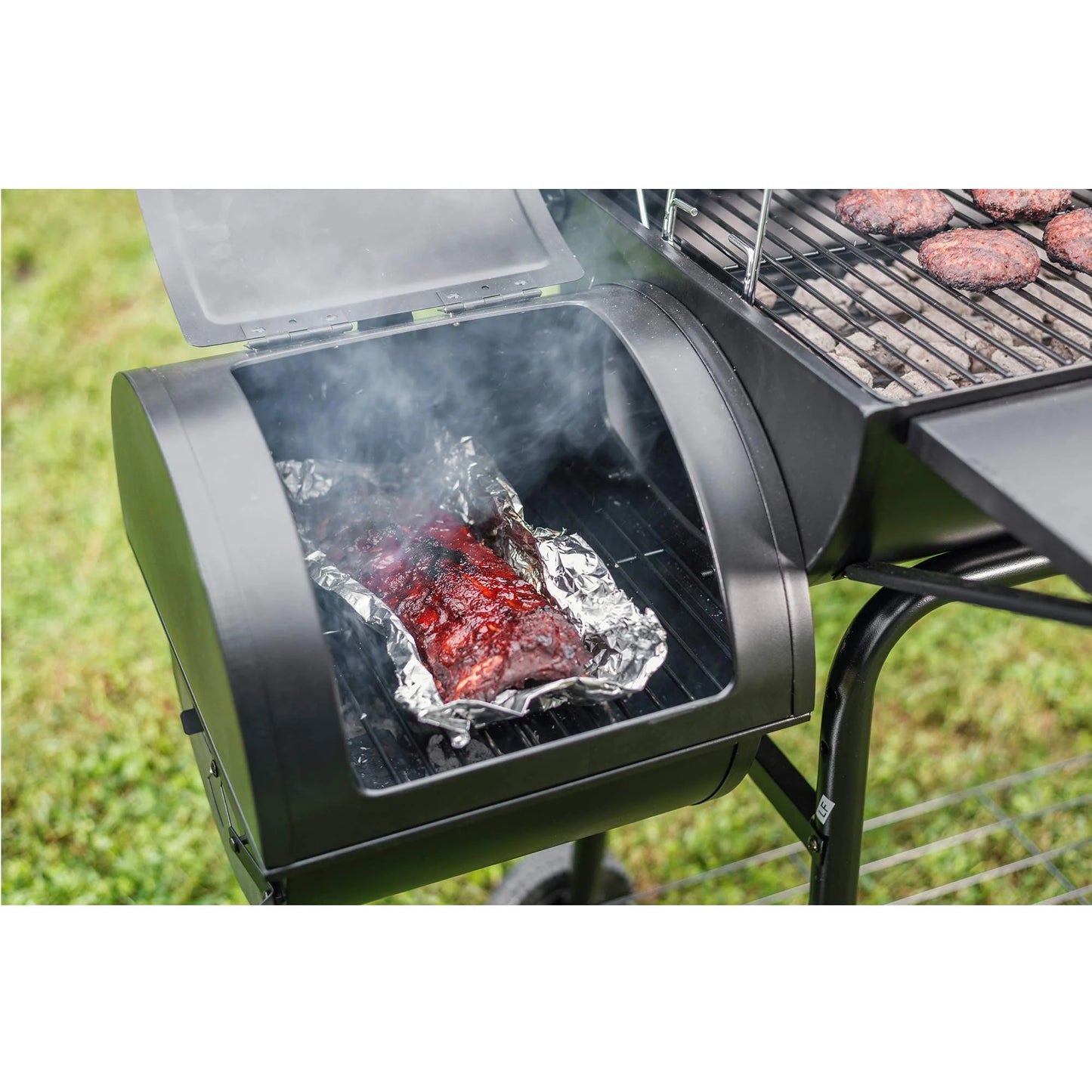 Royal Gourmet Charcoal Grill Offset Smoker with Cover