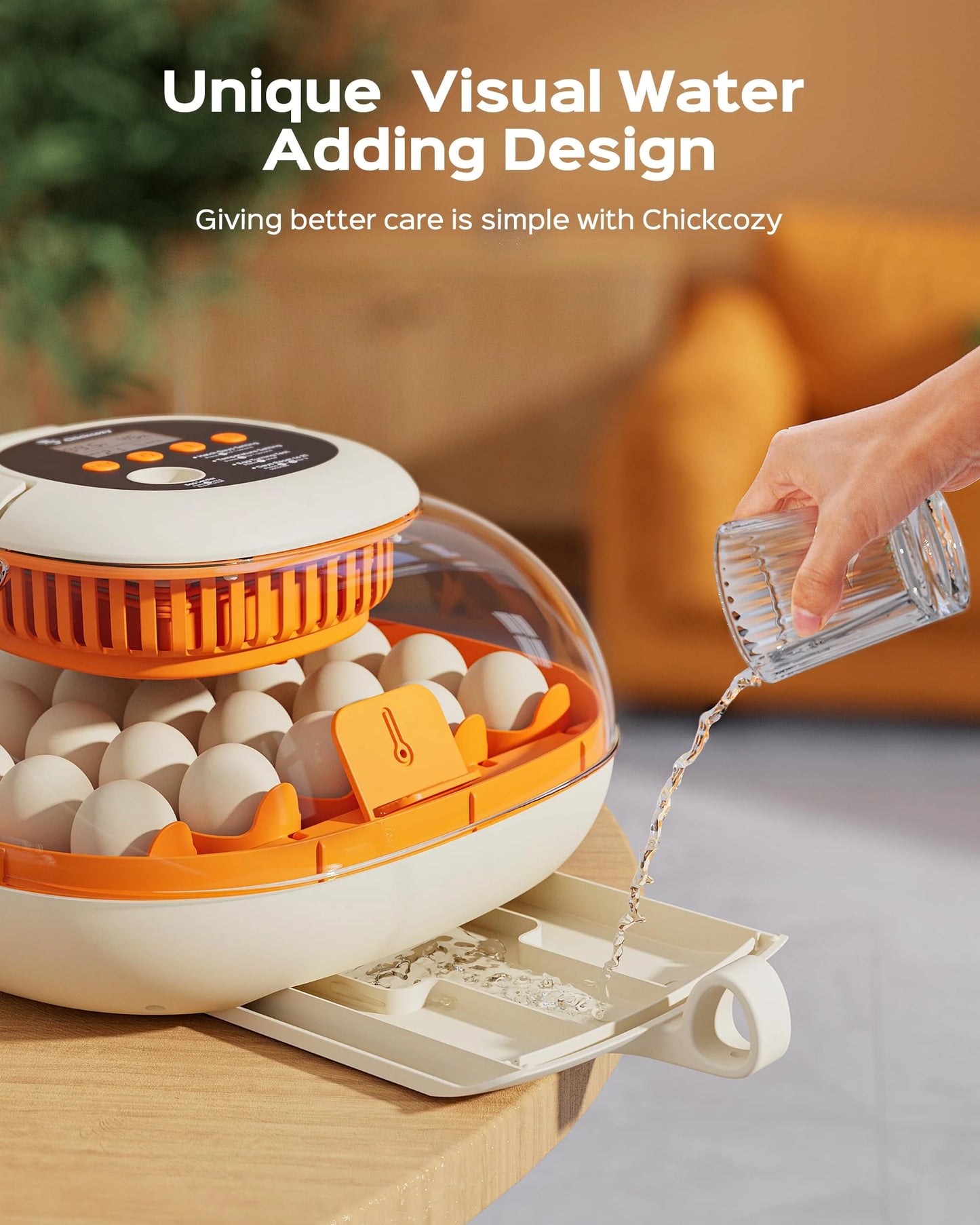 Chickcozy Automatic 25 Egg Incubator for Hatching Chicks