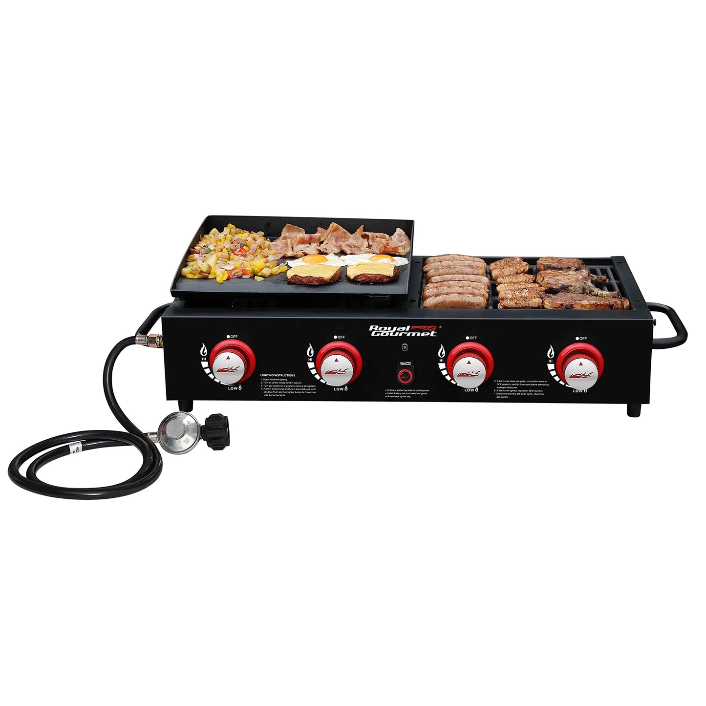 Royal Gourmet Tailgater Tabletop Gas Grill Griddle