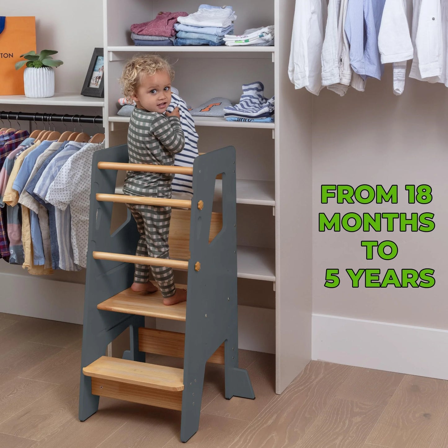 Ocodile Toddler Standing Tower with Safety Feet