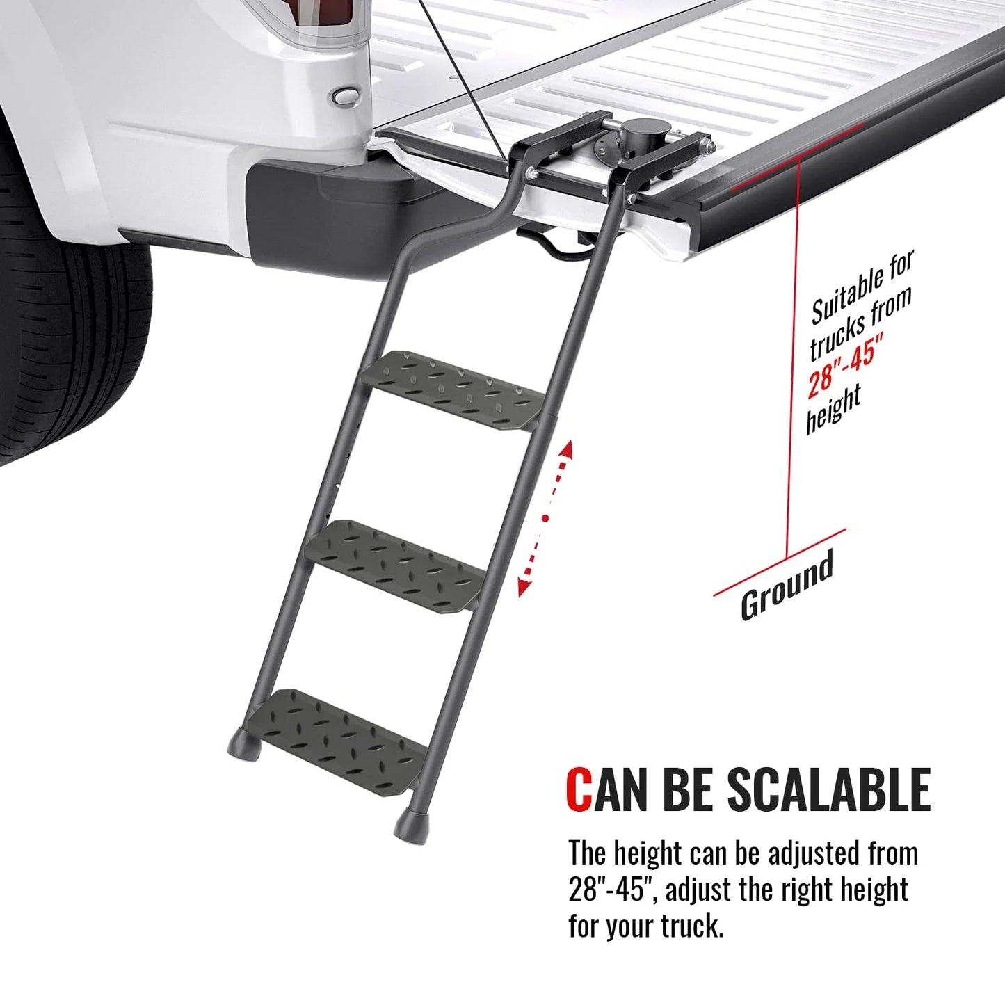 AA Product Tailgate Ladder Foldable Pickup Truck