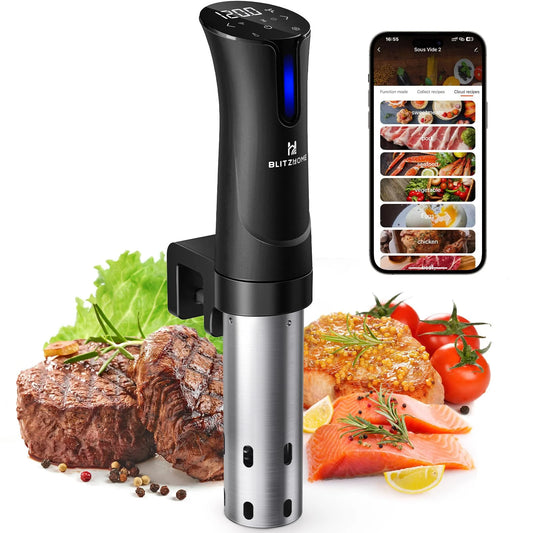 BLITZHOME Sous Vide Machine with Accurate Temperature & Timer