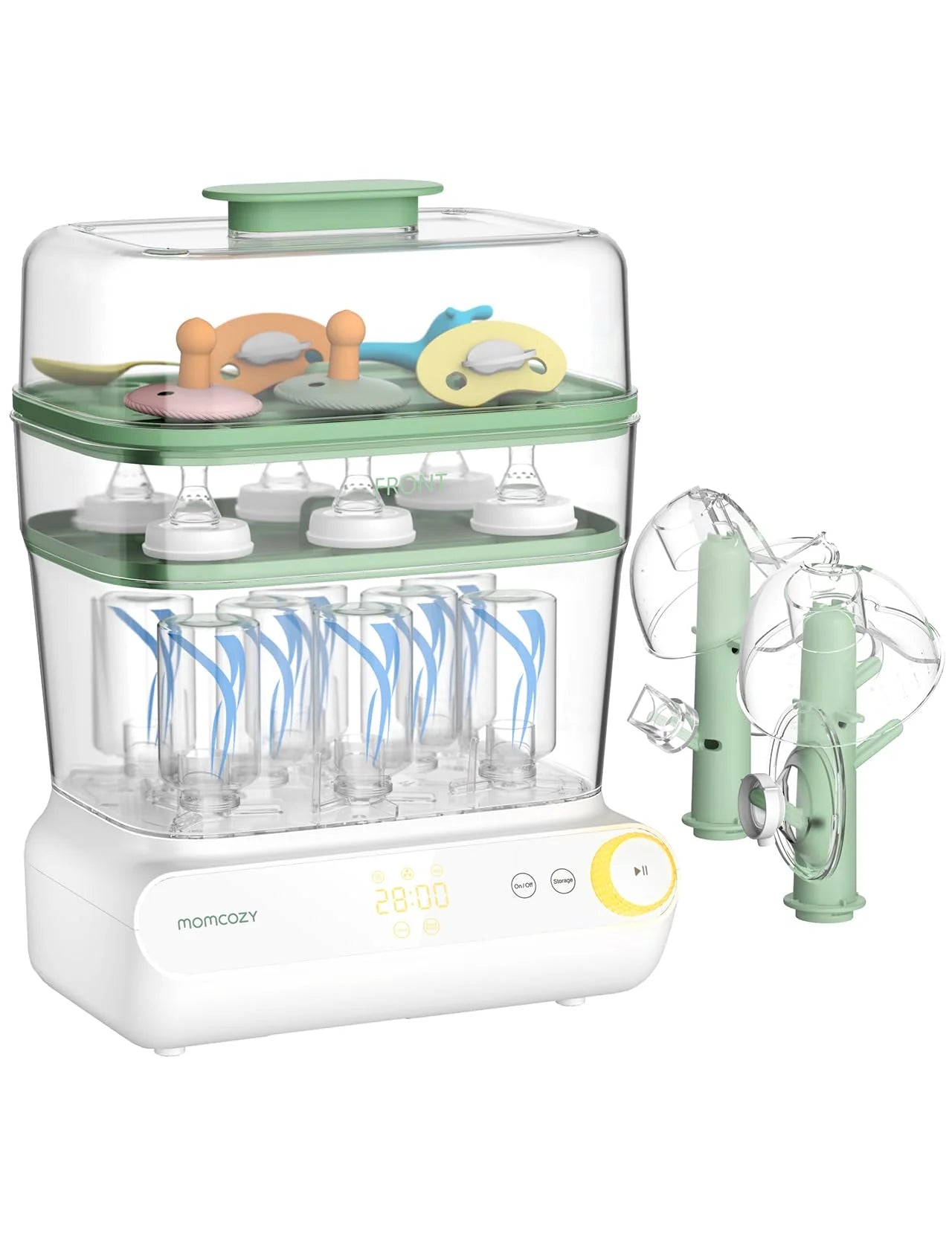 Momcozy 3 Layers Large Bottle Sterilizer and Dryer