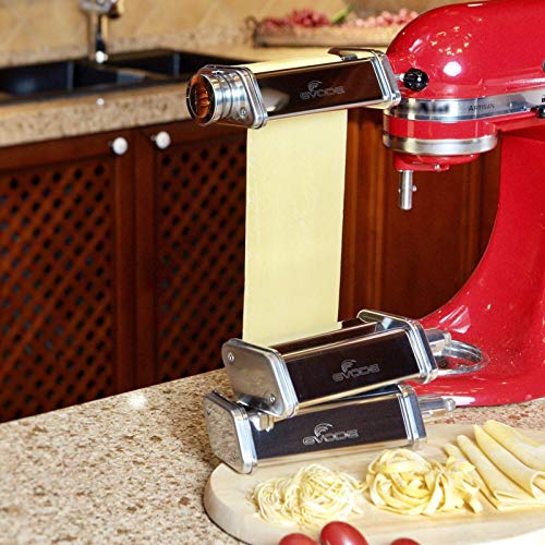 GVODE 3Pcs Pasta Attachment for KitchenAid Stand Mixer