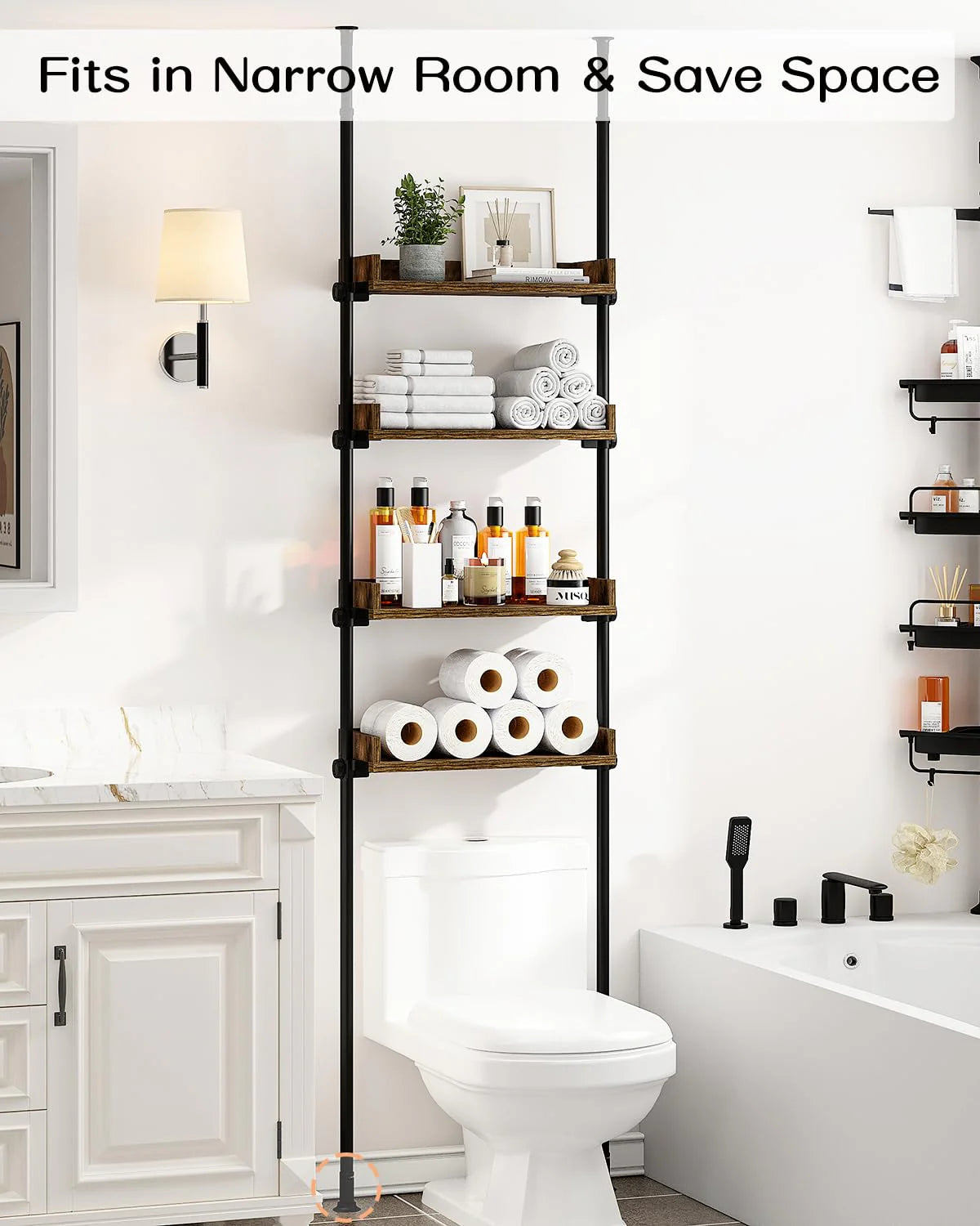 ALLZONE Bathroom Organizer, Over The Toilet Storage