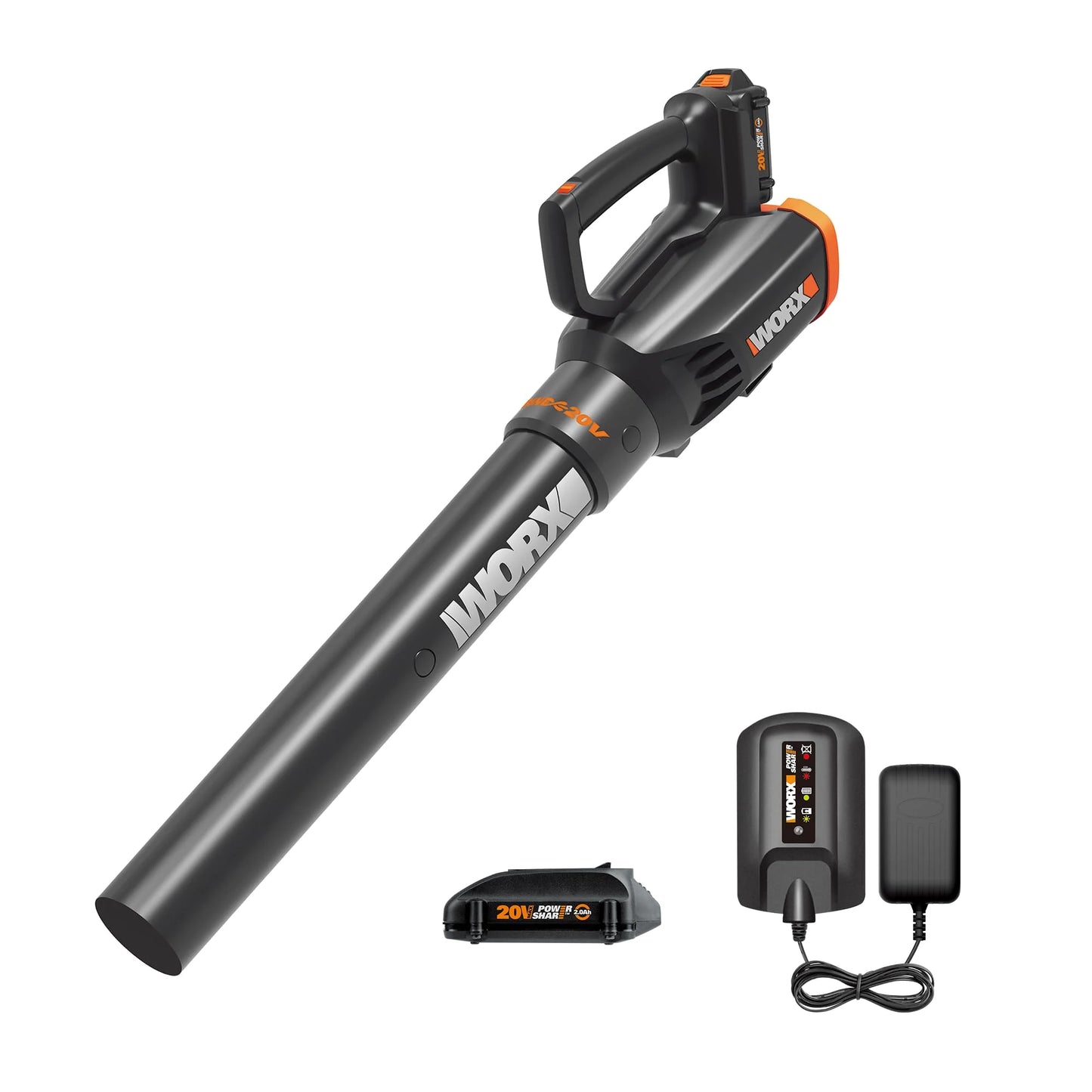 Worx 20V 2-Speed Cordless Leaf Blower with Turbine Fan