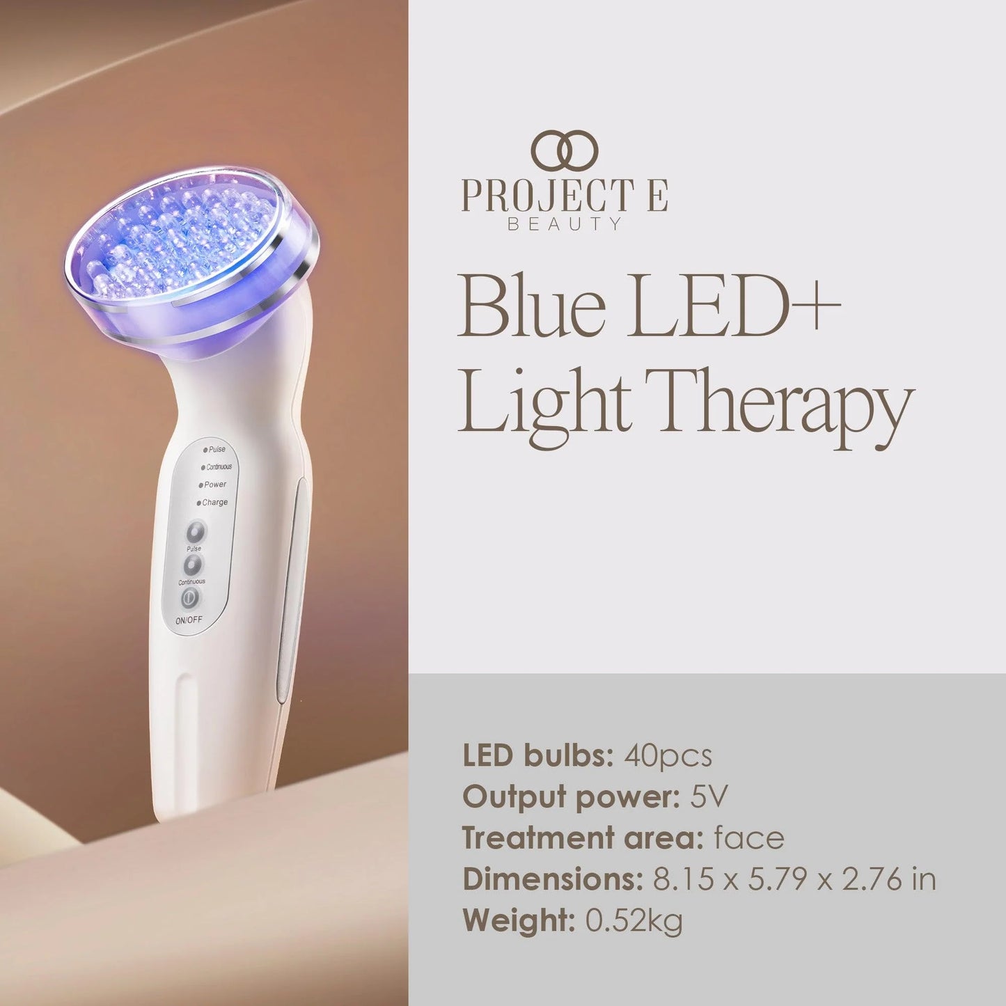 Blue LED+ Acne Light Therapy by Project E Beauty