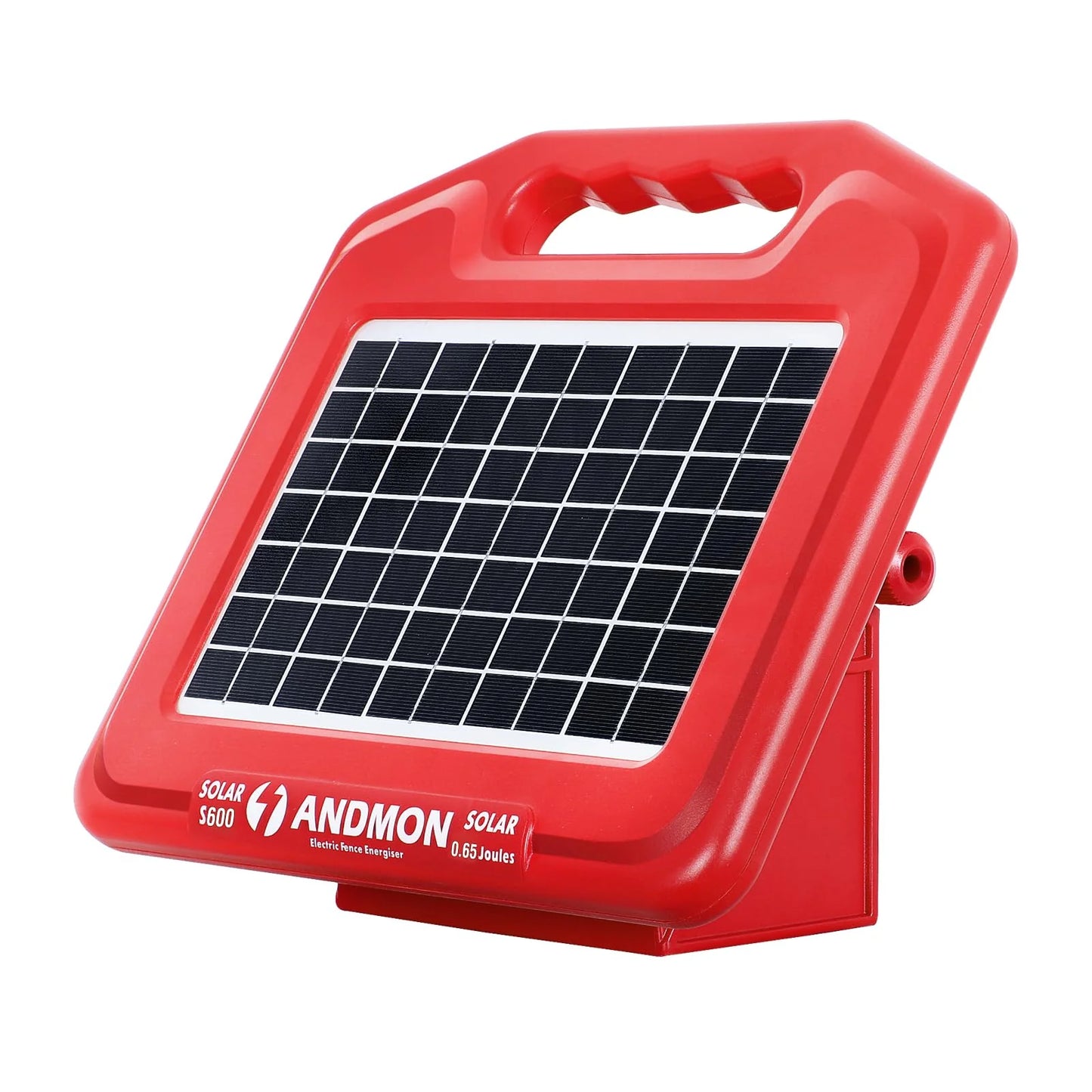 ANDMON 30 Miles Solar Fence Charger with Dual Input