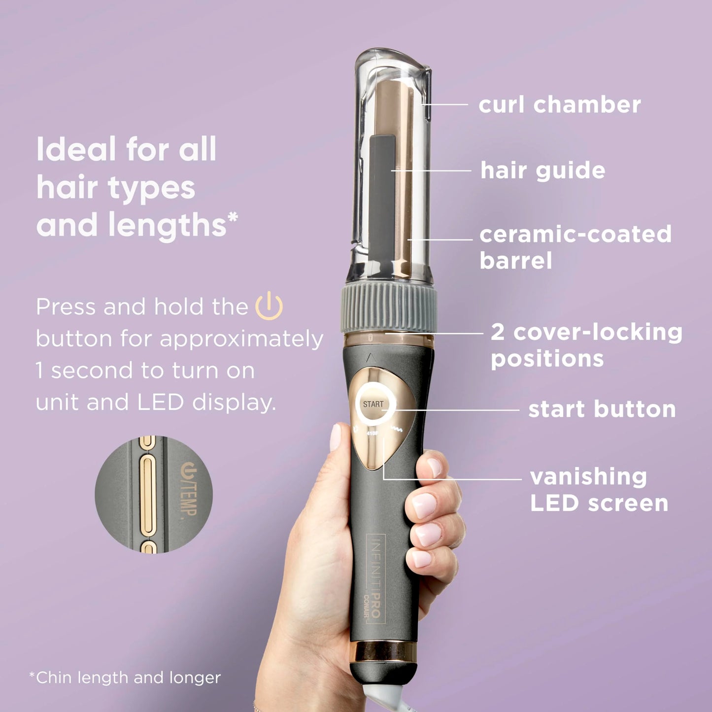 INFINITIPRO BY CONAIR Curl Secret Automatic Curling Iron