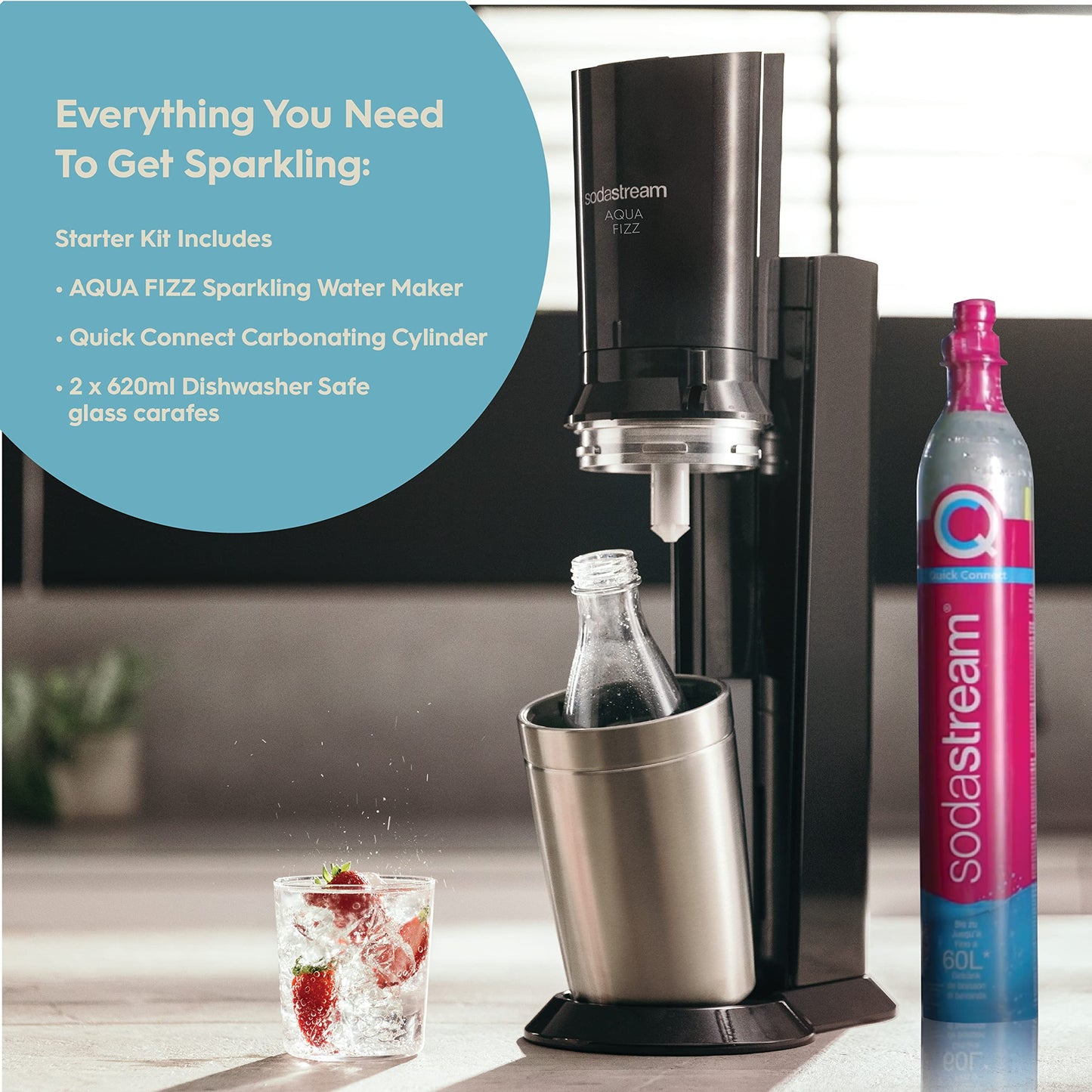 SodaStream Aqua Fizz Sparkling Water Machine