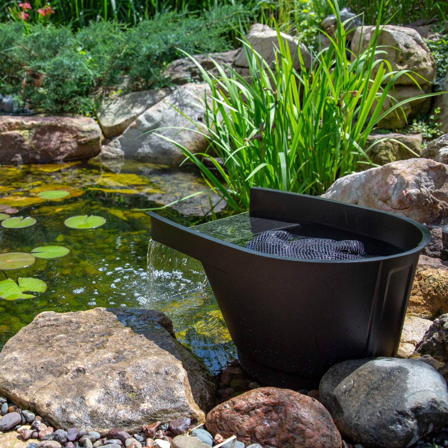 Aquascape Pond Filter and Waterfall Spillway