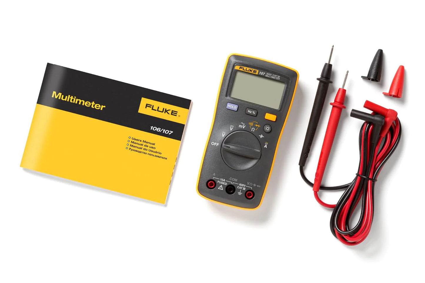 Fluke 107 AC/DC Current Handheld Digital Multimeter