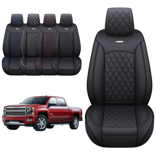 Aierxuan Chevy Silverado GMC Sierra 2 Front Seat Covers