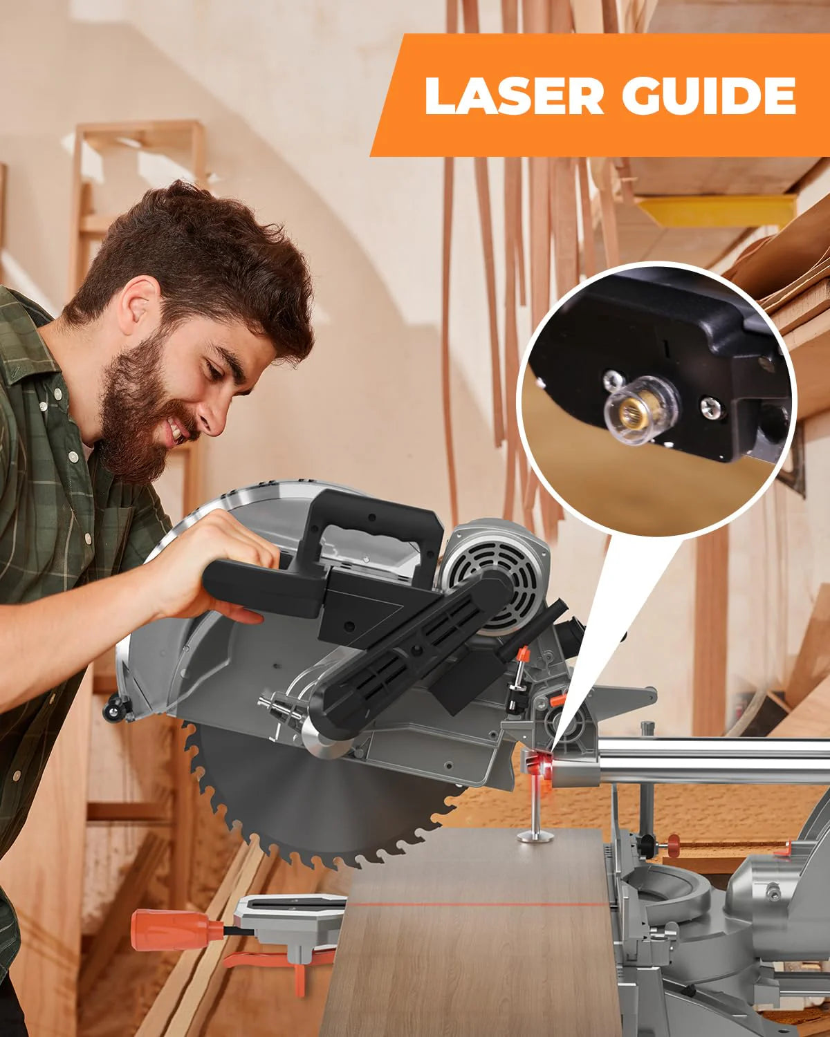 DWT 12 Inch Compound Sliding Miter Saw