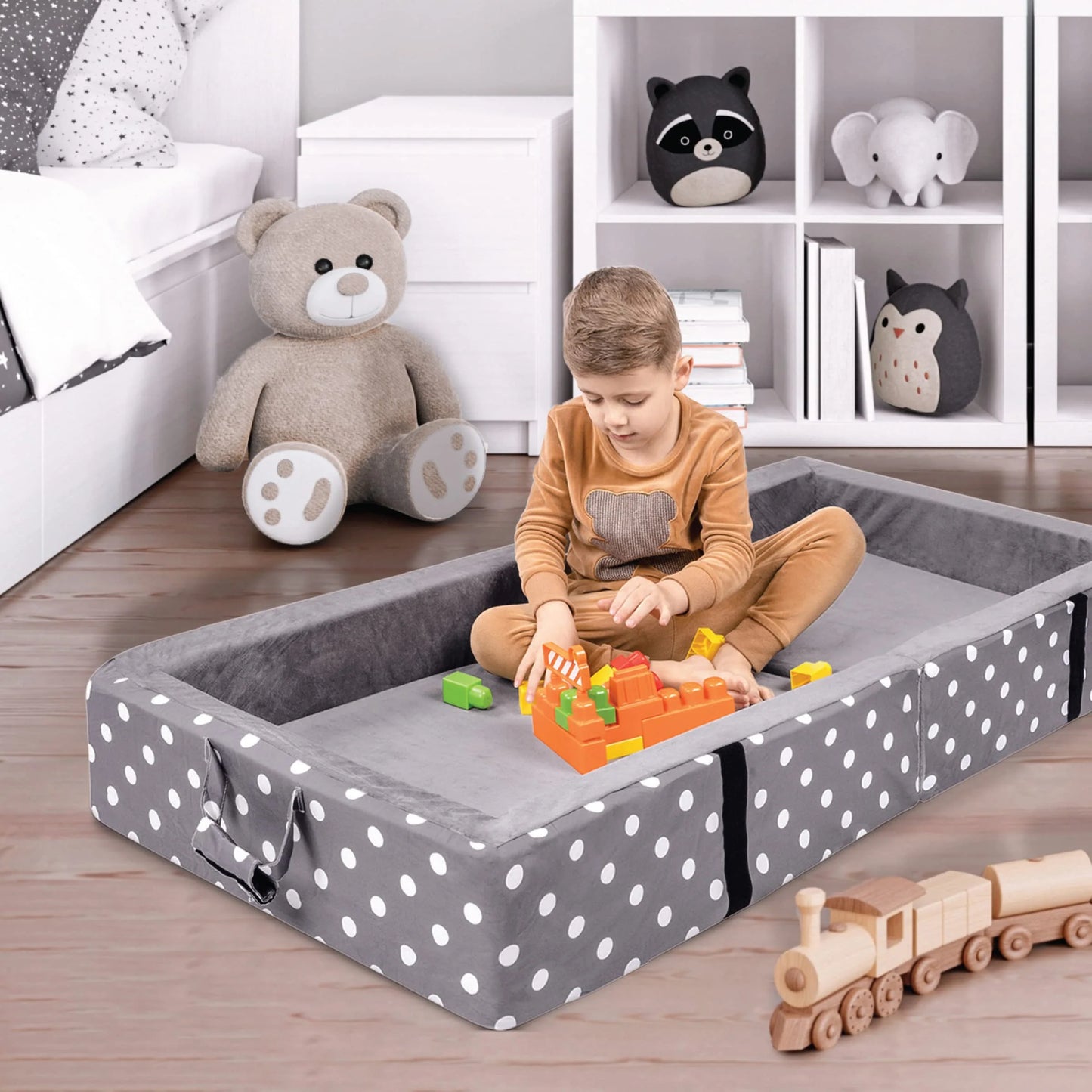 Milliard Toddler Folding Floor Cot for Toddlers and Kids