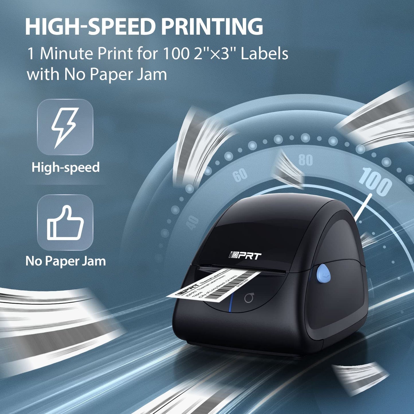 iDPRT Thermal Label Printer with Auto Label Detection