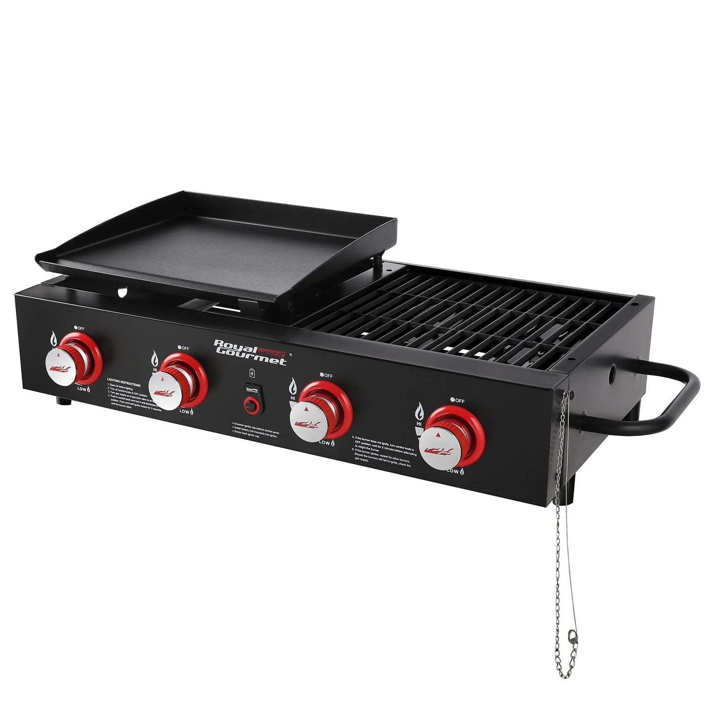 Royal Gourmet Tailgater Tabletop Gas Grill Griddle