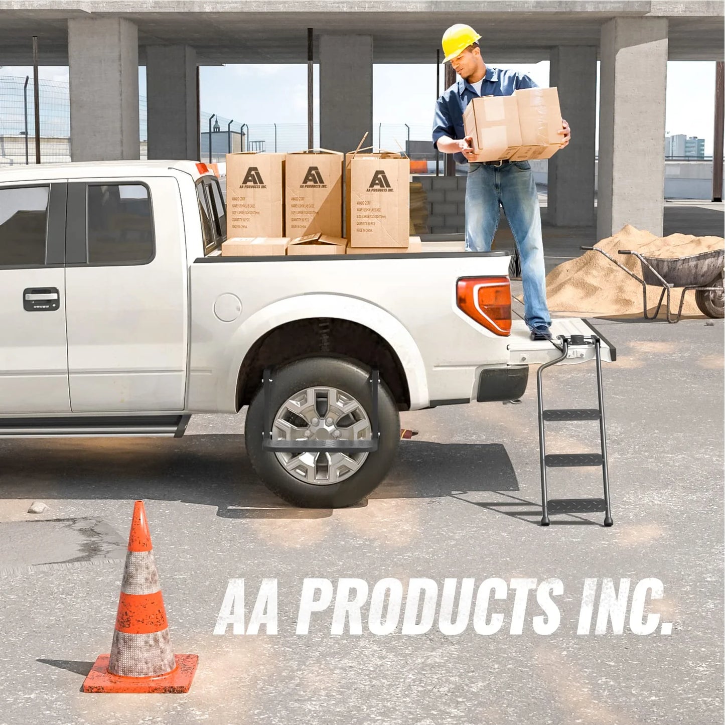 AA Product Tailgate Ladder Foldable Pickup Truck