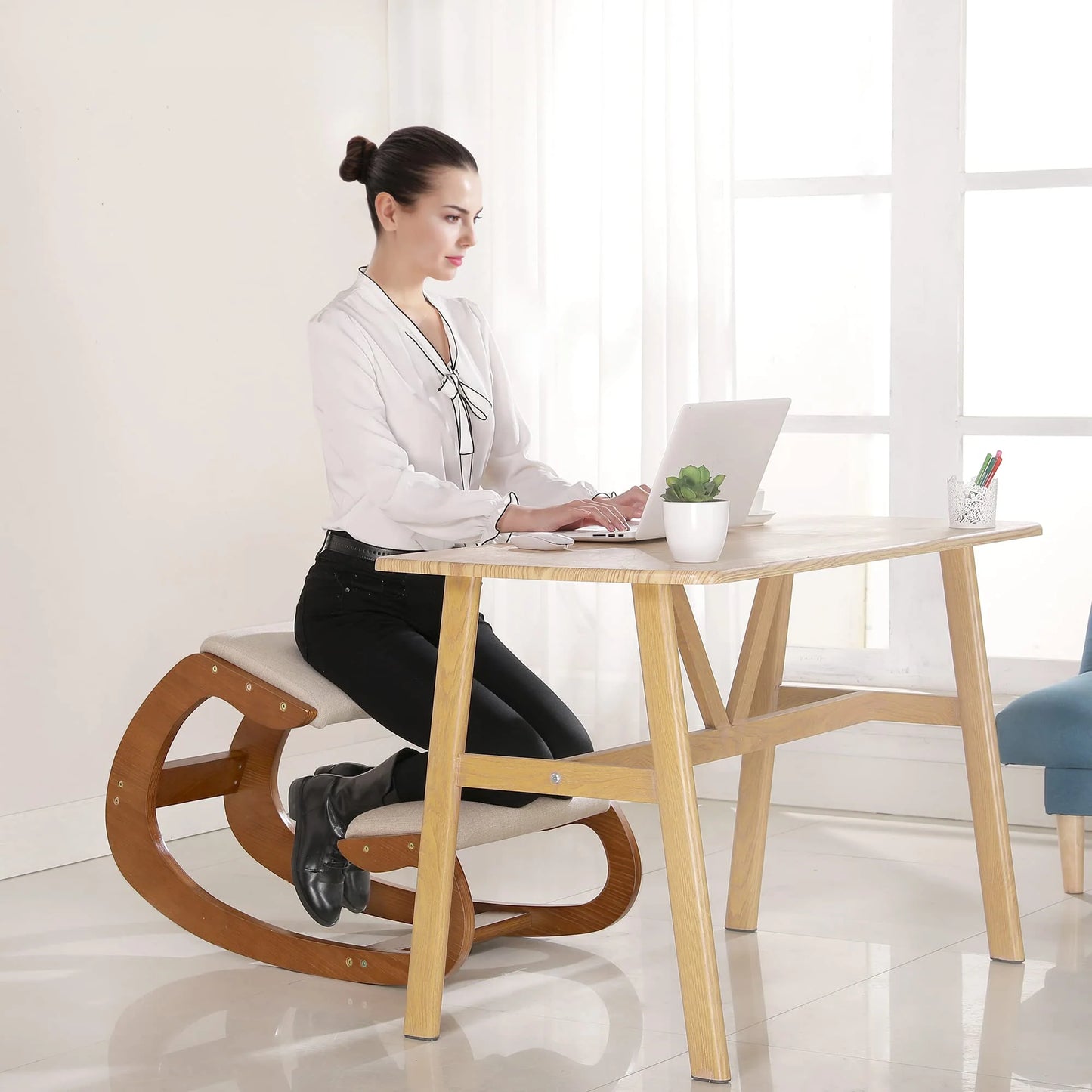 Predawn Ergonomic Kneeling Chair, Rocking Knee Chair