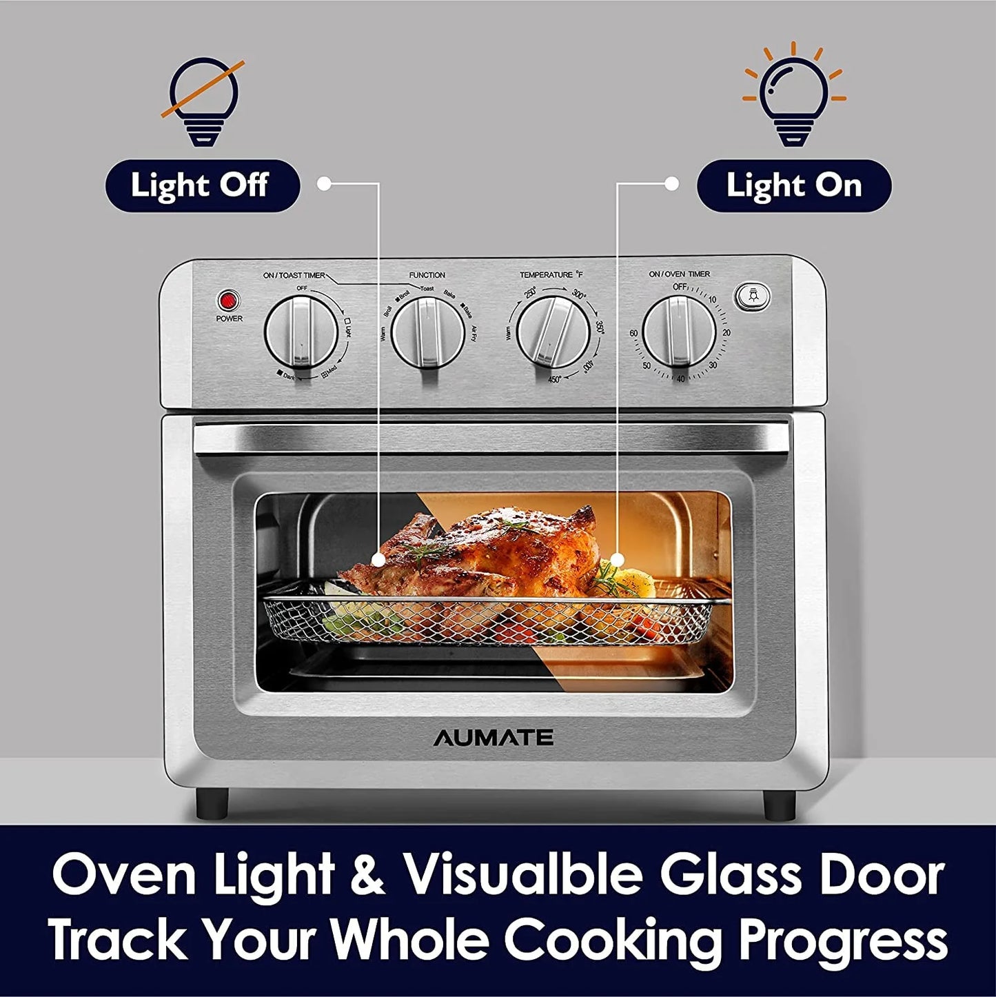 AUMATE Kitchen in the box Countertop Convection Oven