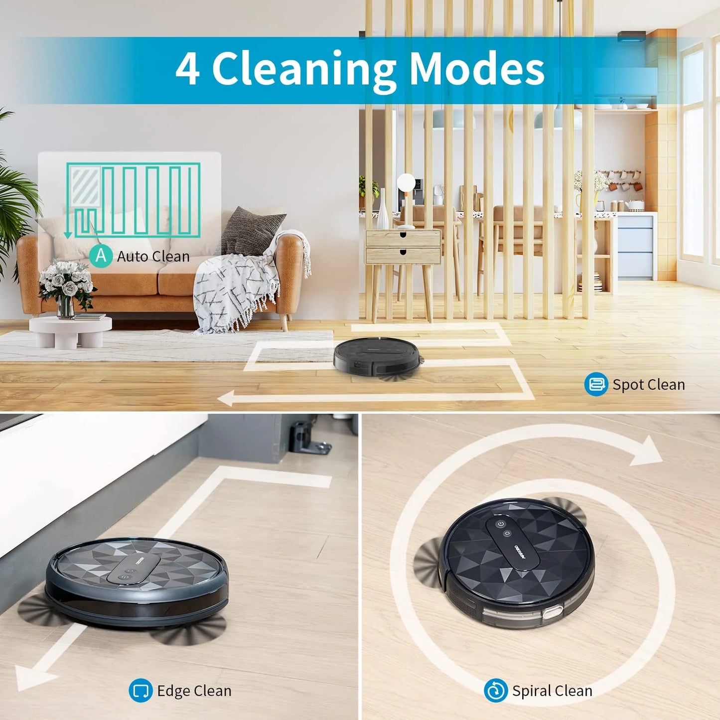 AIRROBO Robot Vacuum Cleaner with 2800Pa Suction Power