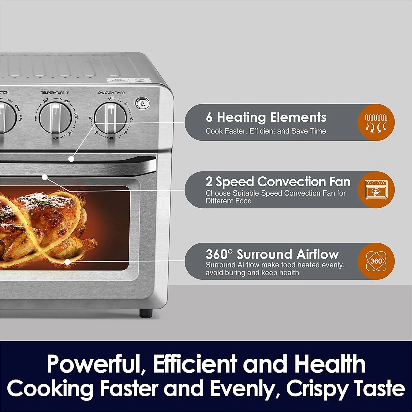 AUMATE Kitchen in the box Countertop Convection Oven