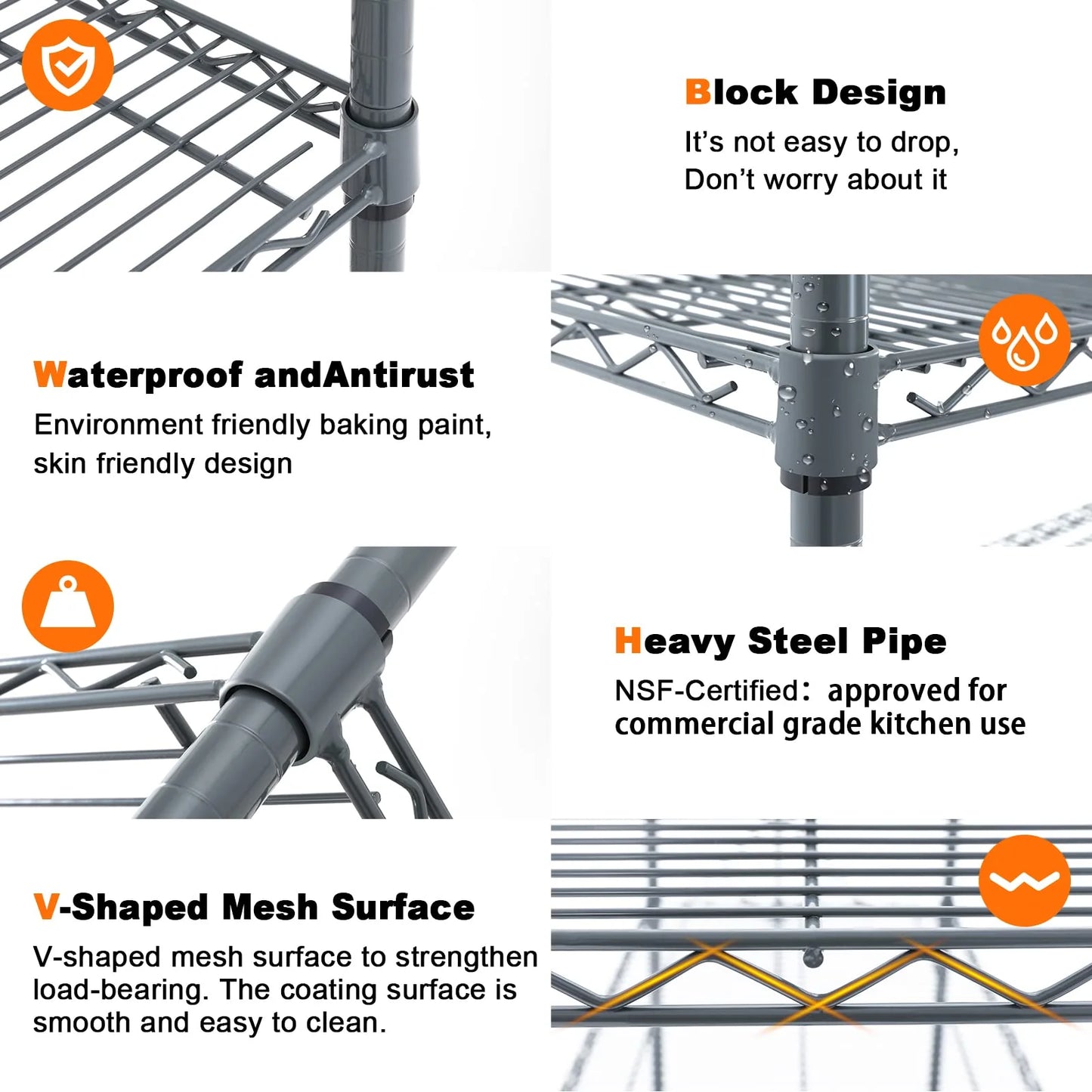 Land Guard 5 Tier Storage Racks and Shelving