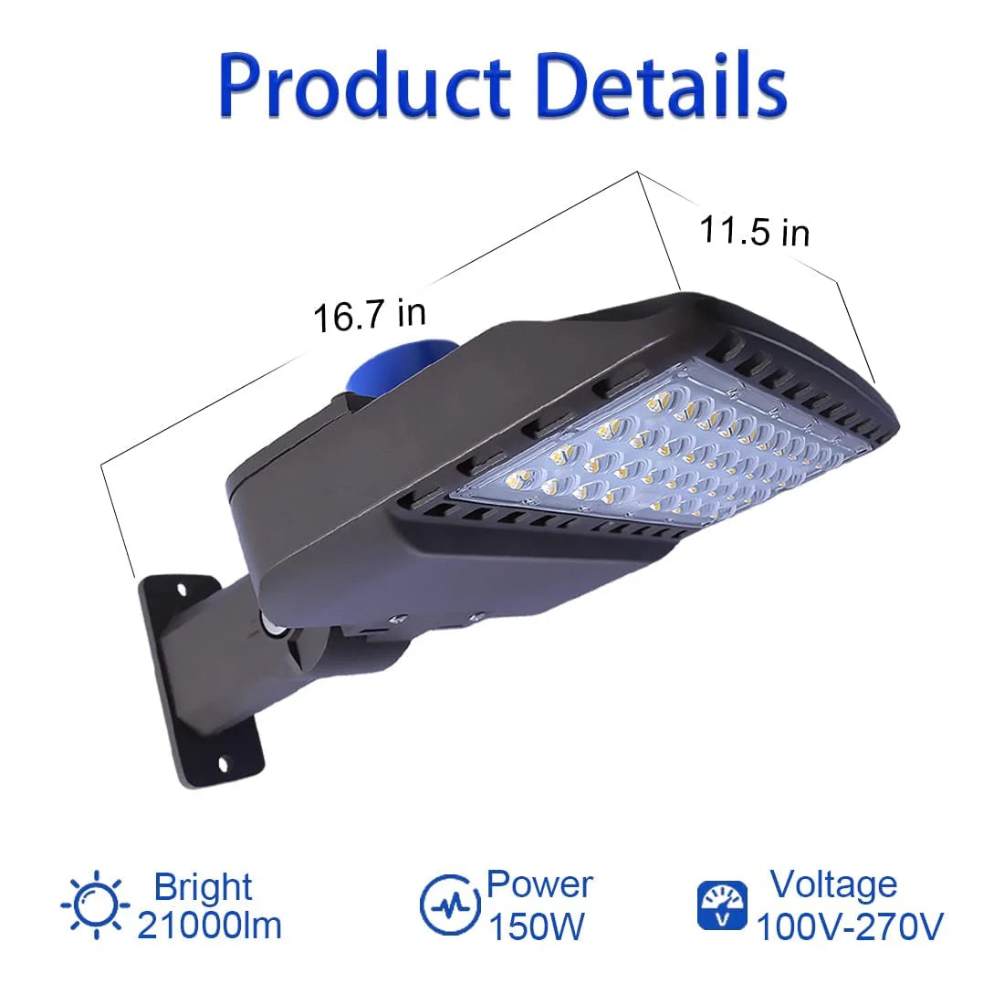 Juyace 150W led Flood Light Dusk to Dawn Outdoor Lighting