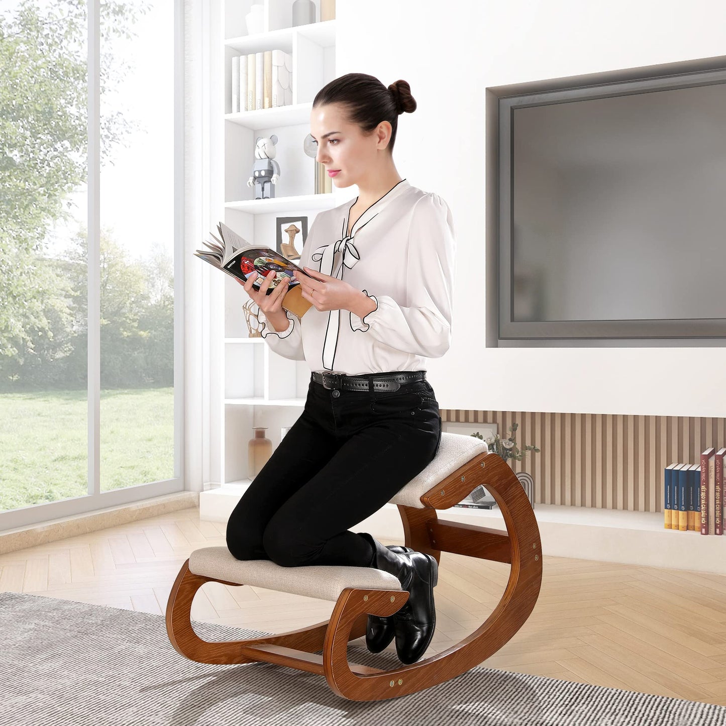 Predawn Ergonomic Kneeling Chair, Rocking Knee Chair