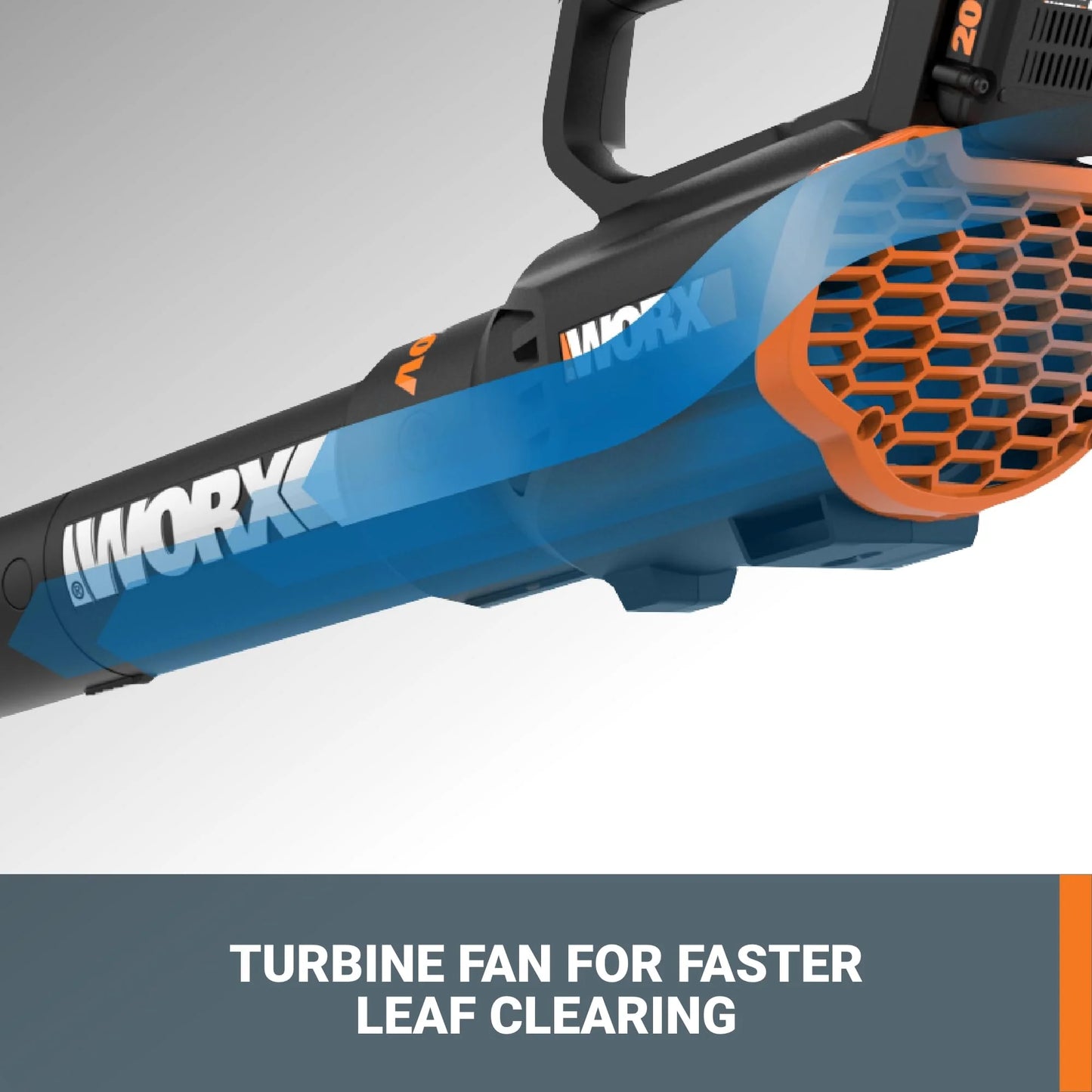 Worx 20V 2-Speed Cordless Leaf Blower with Turbine Fan