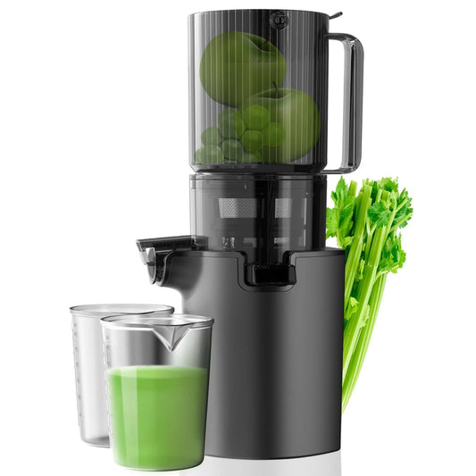 Canoly 4.1 Inch Reversible Masticating Juicer for Fruits