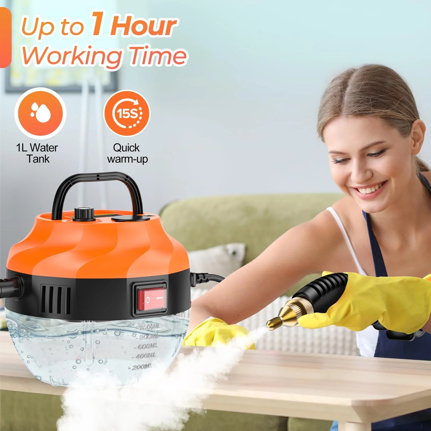 CAYAMA 2500W High Pressure Steam Cleaner