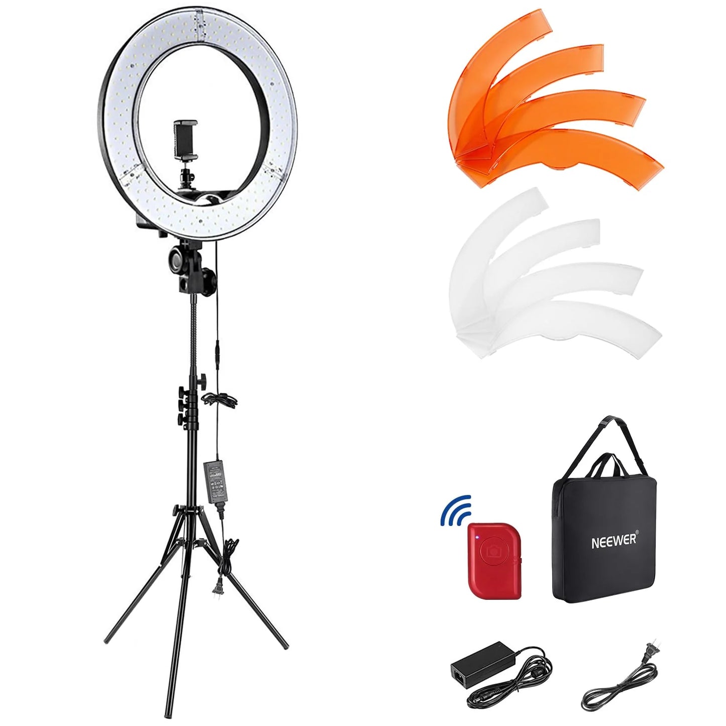 NEEWER 55W 5600K Professional Ring Light 18 Inch Kit