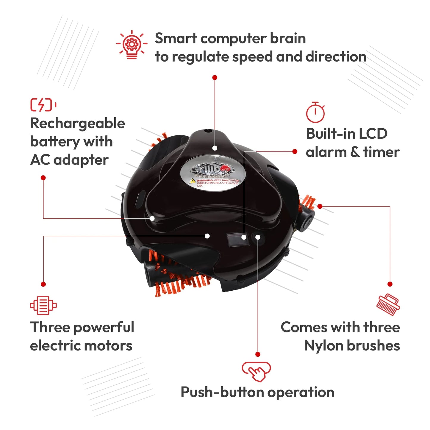 Grillbot Automatic Grill Cleaning Robot