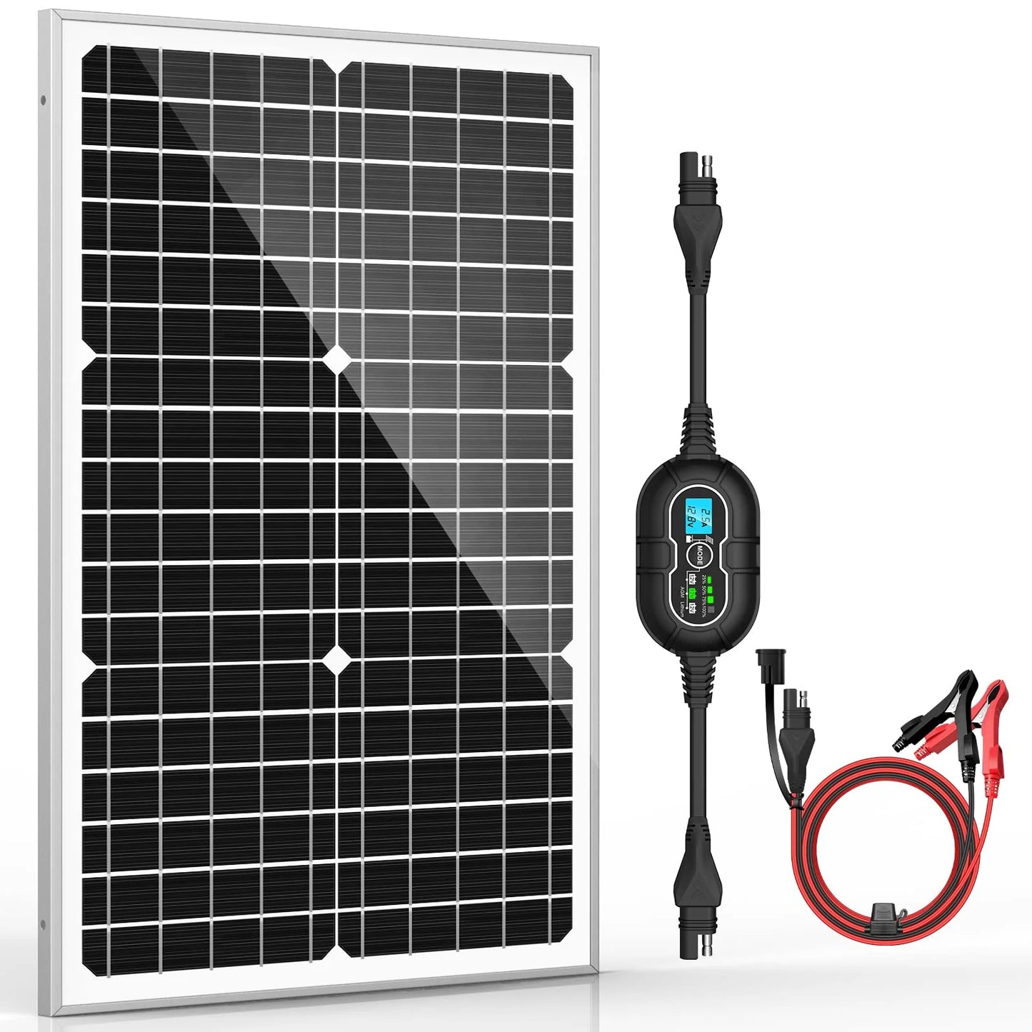 Allto Solar 30W 12V Solar Panel Kit