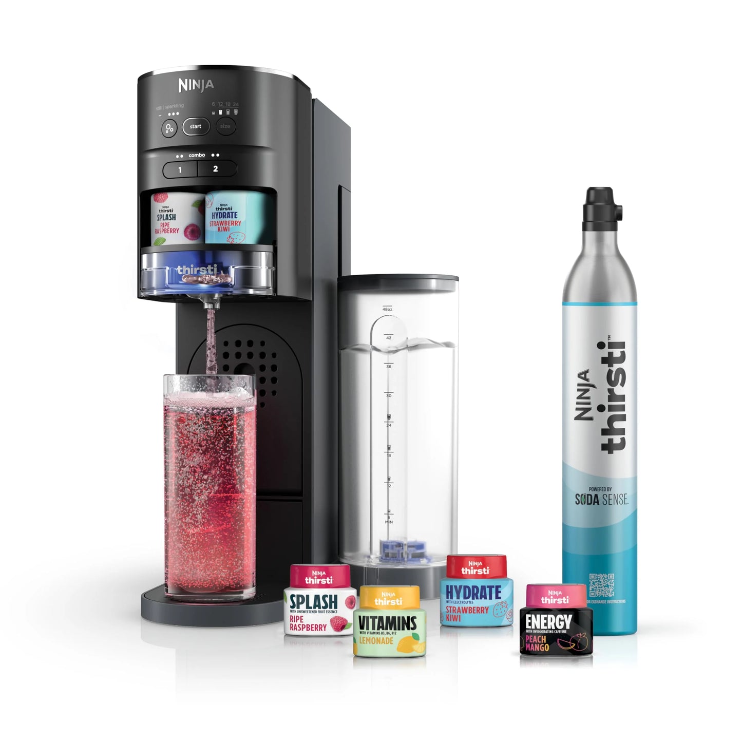 Ninja 60L Thirsti Drink System, Soda Maker, Carbonated Water Machine