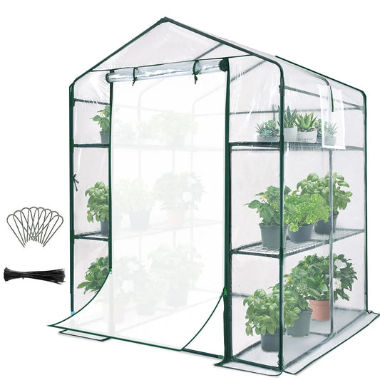 Quictent Greenhouse for Outdoors with Screen Door & Windows