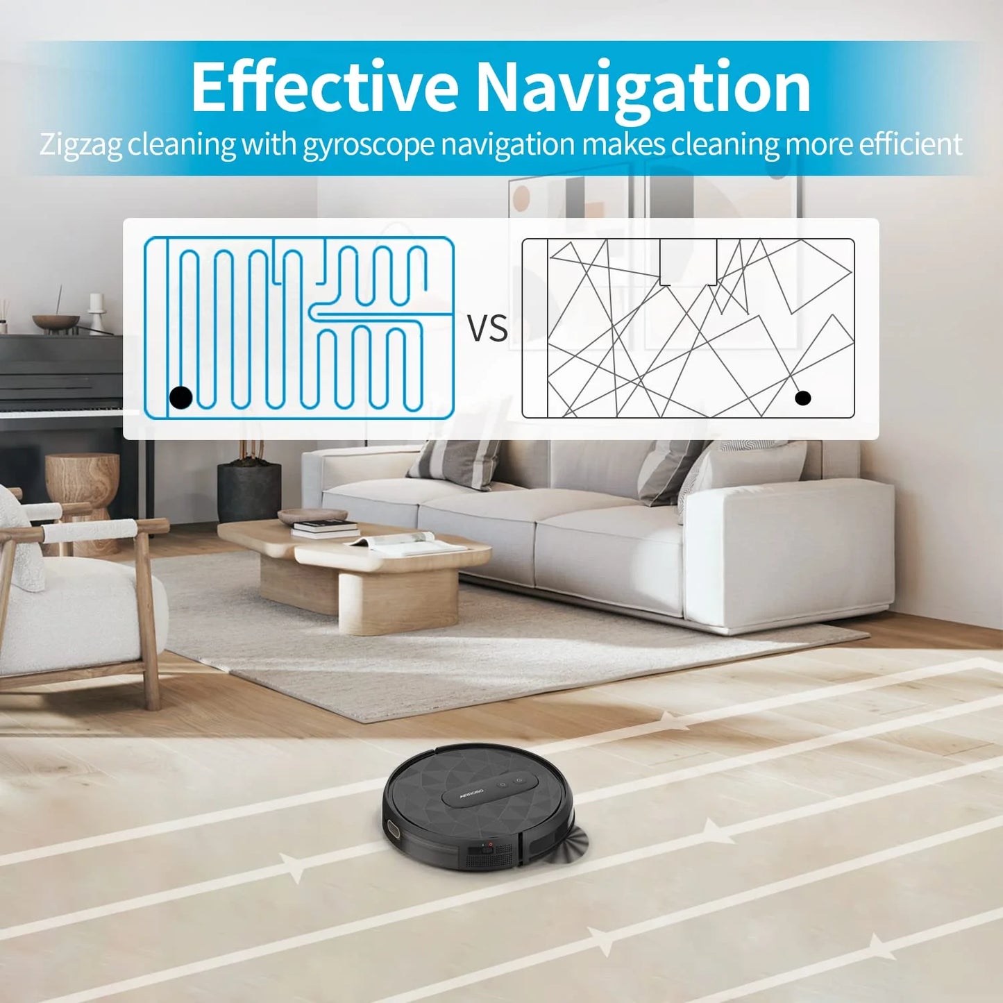 AIRROBO Robot Vacuum Cleaner with 2800Pa Suction Power