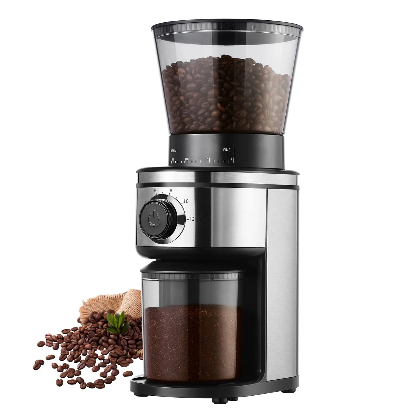 Ollygrin Coffee Bean Burr Grinder Electric