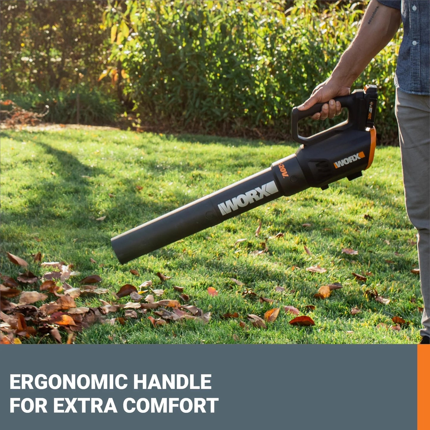 Worx 20V 2-Speed Cordless Leaf Blower with Turbine Fan